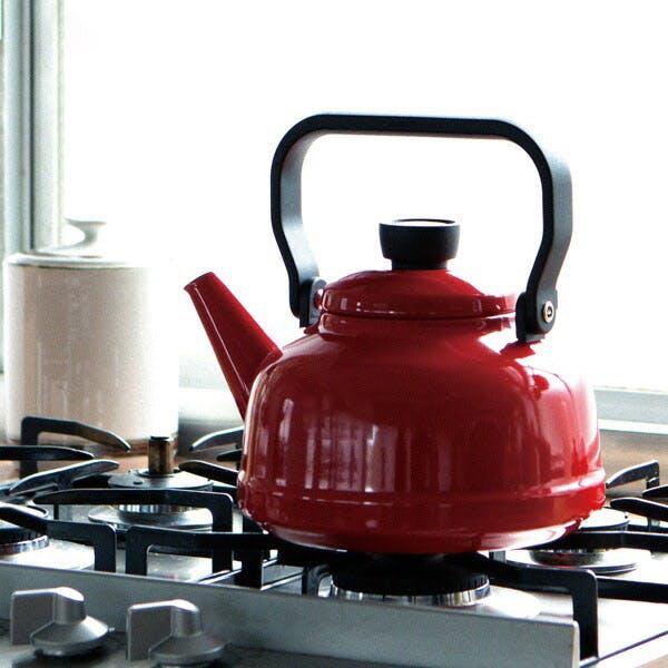 富士ホーロー ケトル ホーロー ガス火 IH対応 2.3L ソリッド【直