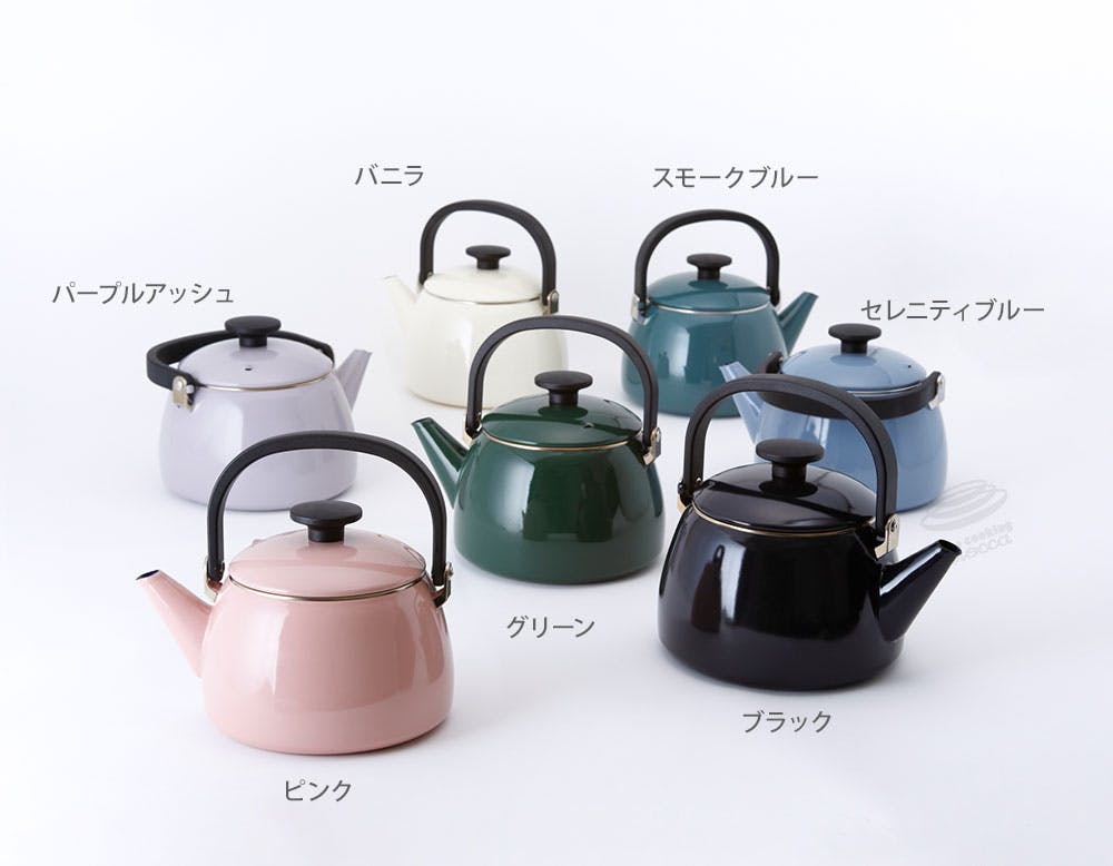富士ホーロー 広口 ケトル ホーロー 2.5L ガス火 IH対応 CLF-2.5K