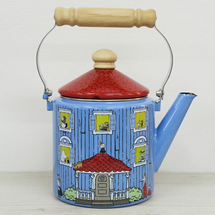 ムーミンハウス ケトル 2.0L IH対応 富士ホーロー MOH-2.0K【ムーミン