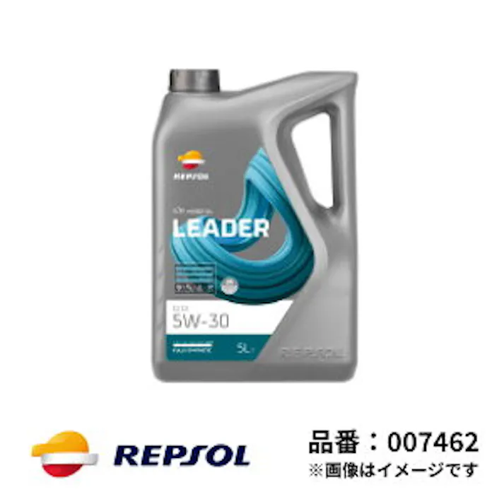 レプソル 4輪用 モーターオイル LEADER C2 C3 5W-30 全合成油 5L REPSOL 007462