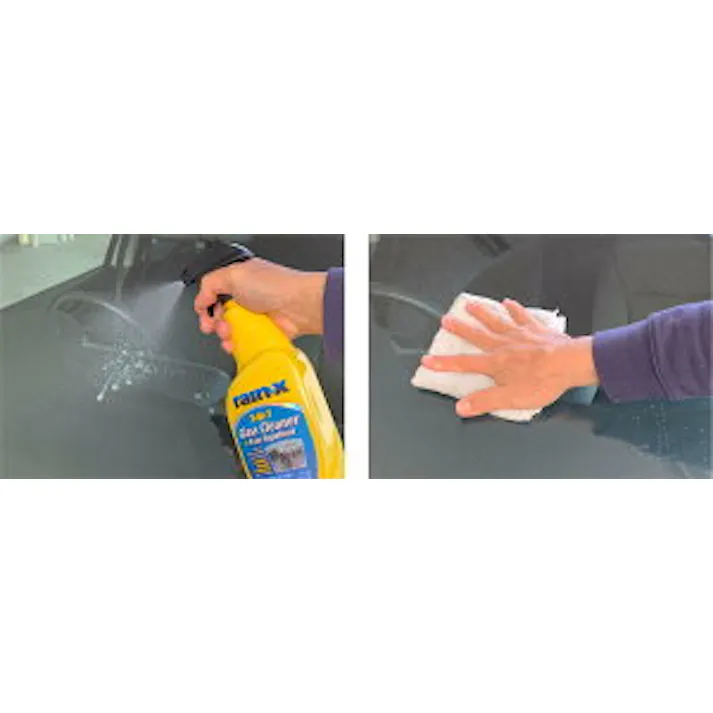 レイン・X アンチ・雨はじき ガラスクリーナー 外窓用 ガラスクリーナー 撥水効果 洗車 680ml トリガーボトル Rain-X rainx