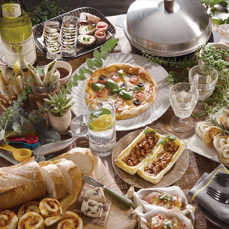 アペルカ ピザオーブンポット レシピ 収納袋付き オークス PIZZA OVEN