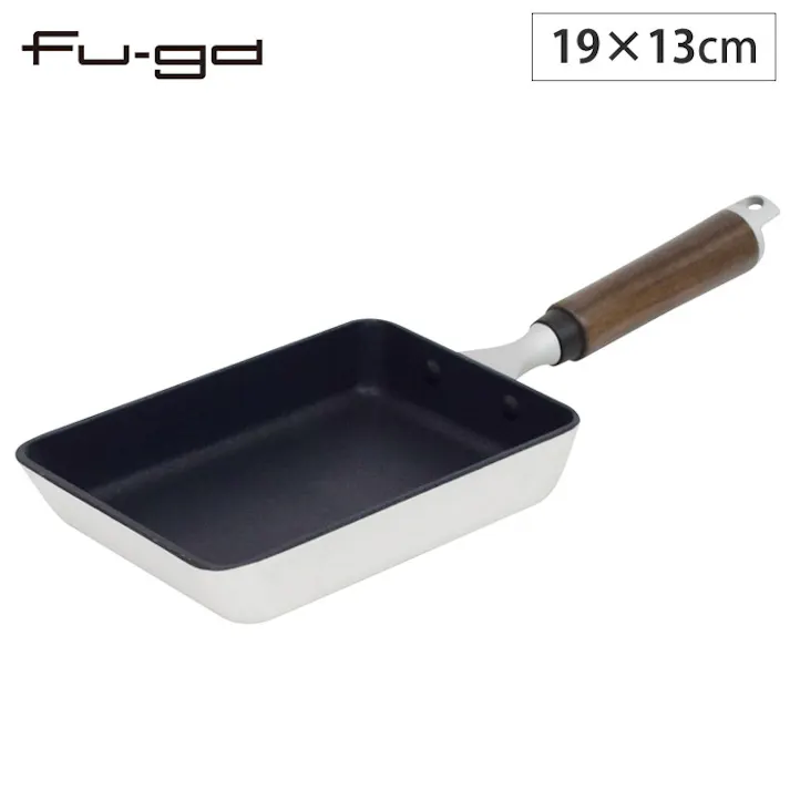 フーガ 玉子焼き 19×13cm 0.8L FUG-E19-13 ウルシヤマ金属工業 楓雅 Fu-ga ガス火専用【フライパン 卵焼き アルミキャスト エッグパン テフロン プラチナ プラス umic 日本製】