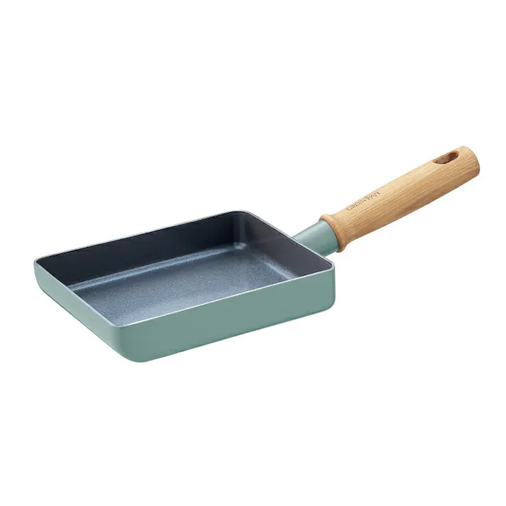 グリーンパン メイフラワー エッグパン IH対応 GREENPAN CC001901-001【卵焼き フライパン 玉子焼き器 IH セラミック 卵焼き器 アルミ PFOA PFASフリー フッ素不使用】