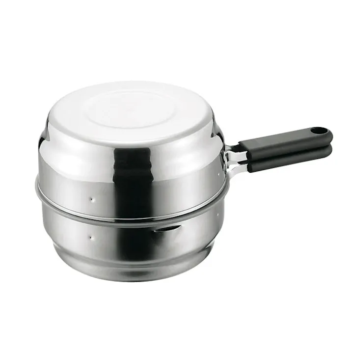 揚げてお仕舞い ステンレス オイルポット兼用天ぷら鍋 温度計付き ガス火 IH対応 O-0026 オダジマ【天ぷら鍋 揚げ鍋 セット オイルポット 揚げ網 こし網 日本製】