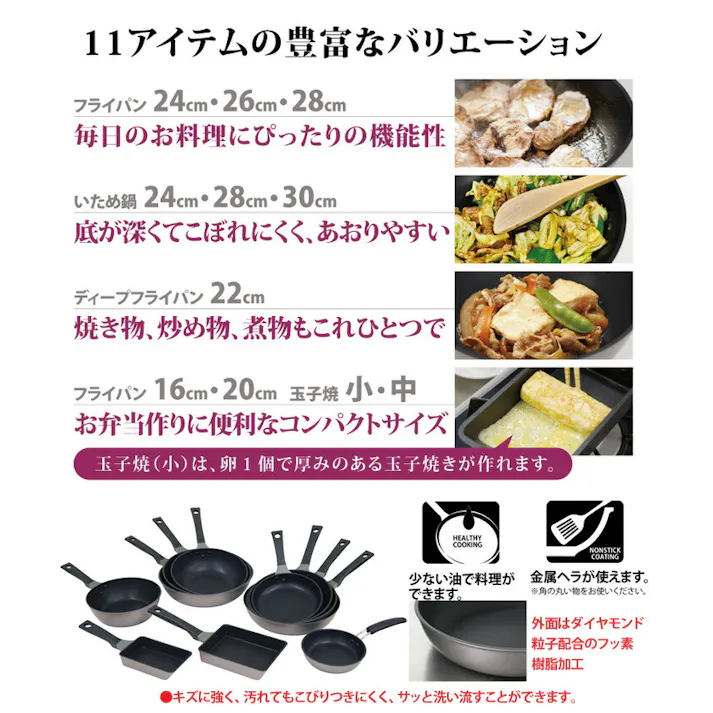 ウルシヤマ リョーガ 玉子焼 中 長方形【フライパン 卵焼き 卵焼き器 ガス火専用 アルミ テフロン プラチナプラス 日本製 UMIC ウルシヤマ金属工業】