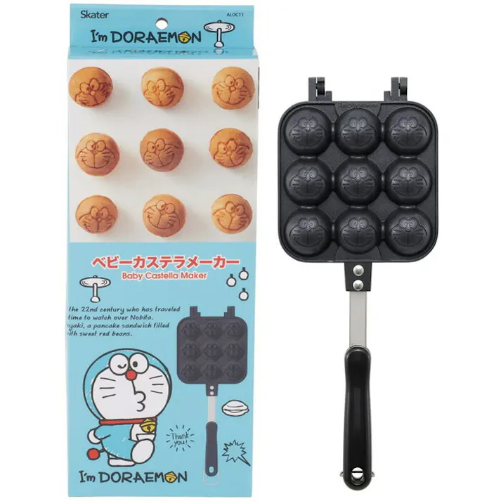 スケーター ベビーカステラメーカー 直火専用 ALOCT1【フライパン カステラ キャラクター たこ焼き】 ミッフィー