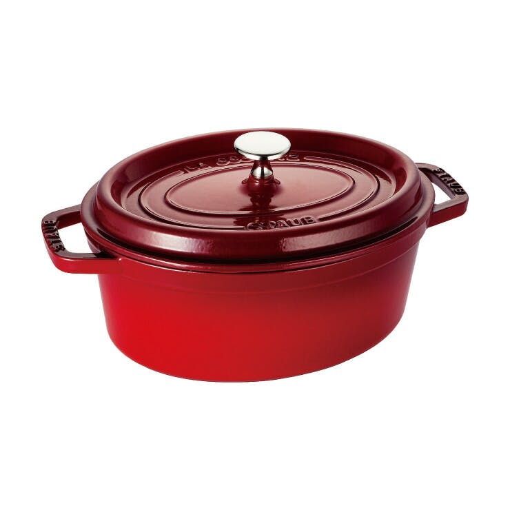 ストウブ ピコ ココット オーバル 23cm 2.35L IH対応 staub【鋳物 両手鍋 楕円/ホーロー鍋 キャセロール  オーブン調理/ストゥブ鍋/国内正規品】チェリー | 鍋・フライパン・やかん 通販 | ホームセンターのカインズ