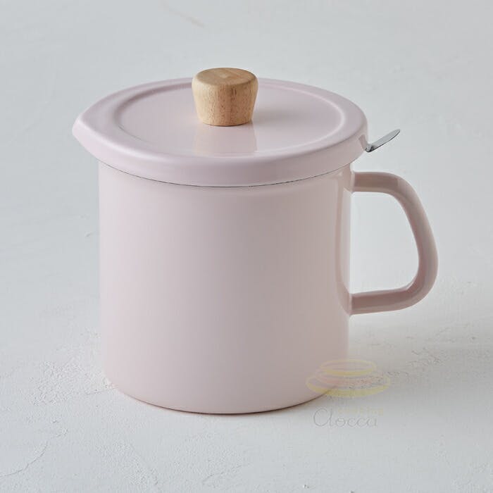 天ぷら鍋 オイルポット 網付きホーロー容器 調理器具 3点セット 富士