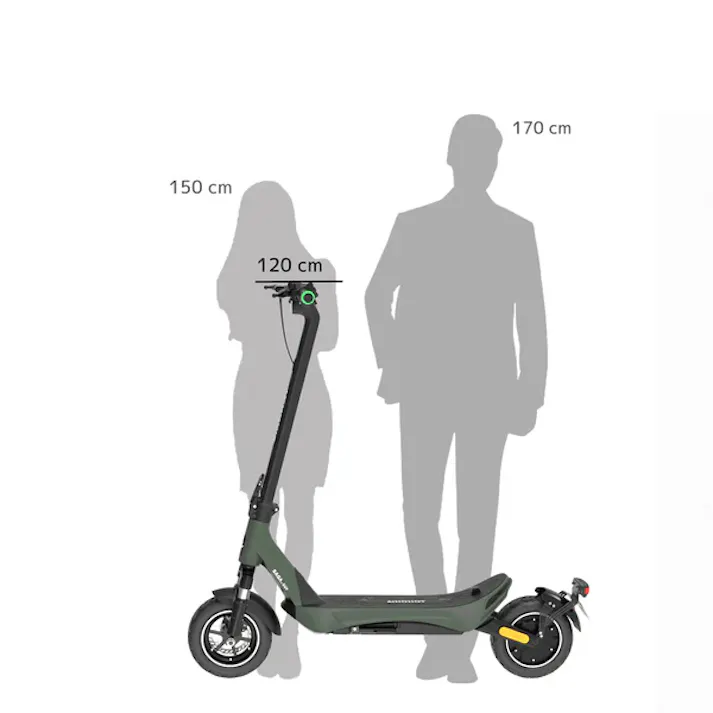 AINOHOT SAGA suv 特定小型原付 電動キックボード 免許不要 防水機能「IP66」 500W出力 公道/歩道走行可能 国交省認定型式確認番号:JATA-0066色:Dark Black