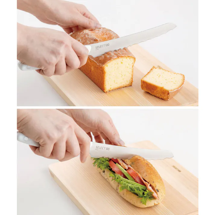 貝印 セレクト100 ブレッドナイフ 160mm SELECT100 AB5061【パン切り包丁 パンきり包丁 ステンレス 食洗機対応 kai】 ブレッドナイフ 160mm