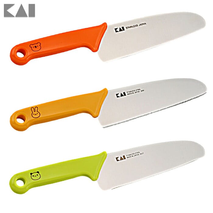 貝印 リトルシェフクラブ こども包丁 コアラ(丸刃)/ウサギ(ギザ刃)/パンダ(本格刃付け)【子供用調理器具 パンダ(本格刃付け) キッズ 料理 日本製】 コアラ（初級）