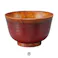 中西工芸 木製汁椀 刷毛目 黒・赤【お椀 お碗 味噌汁 味噌汁椀 漆塗り 和食器】 赤