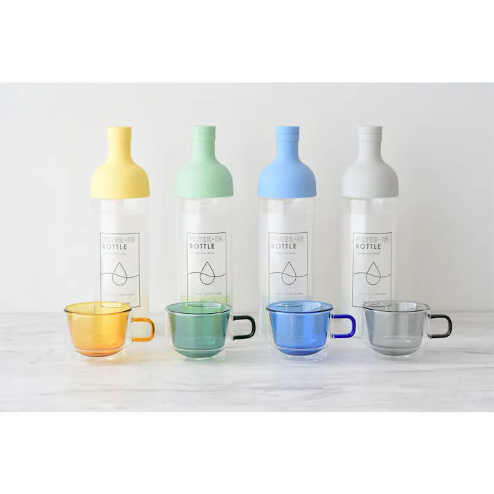 365methods × ハリオ ダブルウォール カラーマグカップ 240ml HARIO【ダブルウォールマグ ガラス 二重構造 マグ 食洗機対応】グレー