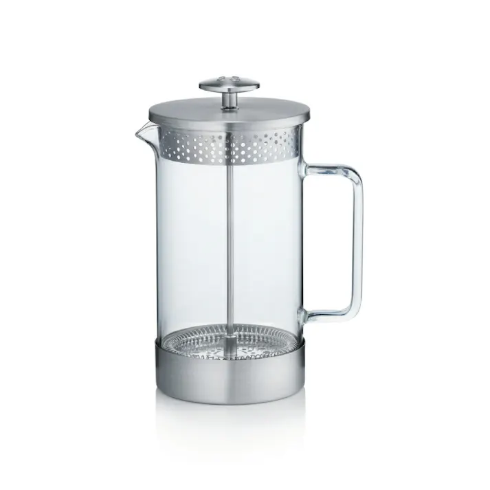 BARISTA&CO CoreCoffeePress 8Cup 1L バリスタ&コー コア コーヒープレス 8カップ【コーヒーメーカー フレンチプレス 耐熱ガラス 1000ml コーヒープレス プランジャーポット ティーポット アウトドア コーヒー 器具】 スティール