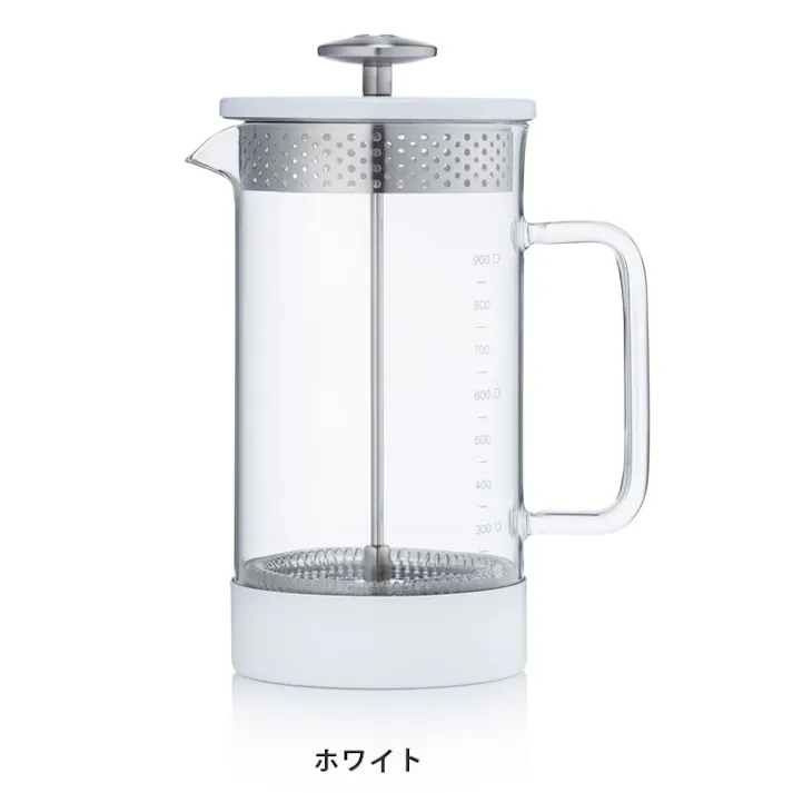 BARISTA&CO CoreCoffeePress 8Cup 1L バリスタ&コー コア コーヒープレス 8カップ【コーヒーメーカー フレンチプレス 耐熱ガラス 1000ml コーヒープレス プランジャーポット ティーポット アウトドア コーヒー 器具】 スティール