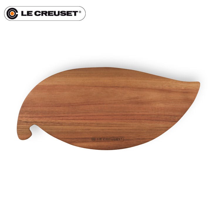 今季一番 ルクルーゼ アカシア ウッドボード リーフ LE CREUSET【ウッド その他