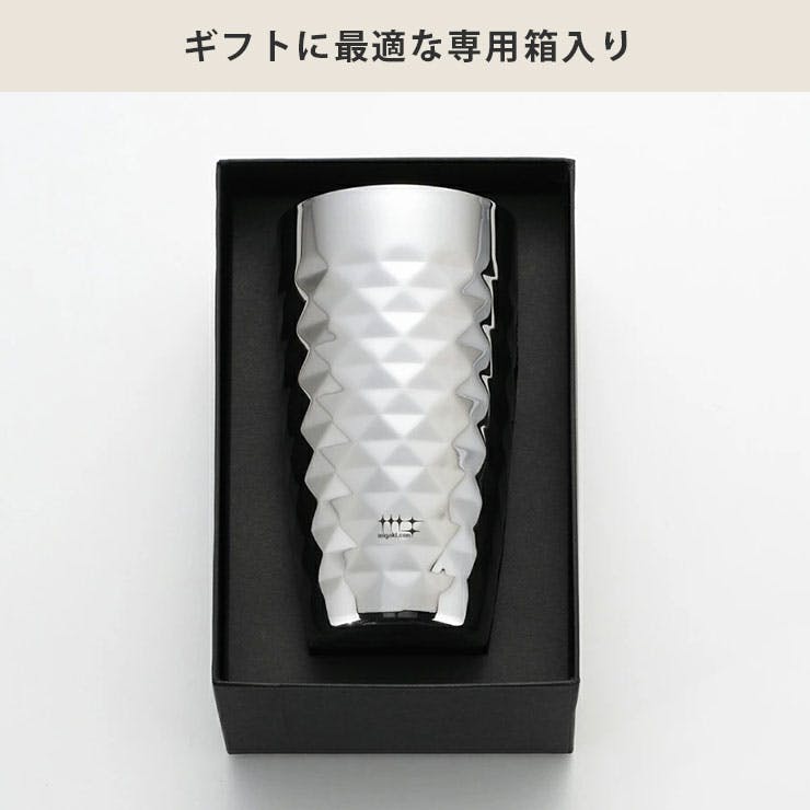 磨き屋シンジケート 2重ビアタンブラー 370ml ダイヤモンド