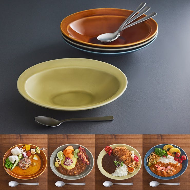 逸品窯 カレースプーンセット 逸品社 シュガーランド【ボウル スプーン