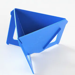 Tetra Drip テトラドリップ 3.5cup 02P【コーヒー ドリッパー アウトドア 珈琲ドリッパー 組立式 携帯 軽量 ポータブル MUNIEQ ミュニーク ドリップ 日本製】 ブルー