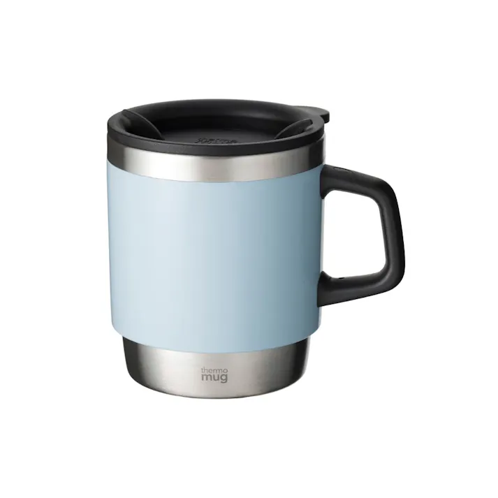 サーモマグ スタッキングマグ 300ml ST17-30 thermomug Stacking Mug【マグカップ 蓋付き 保温 保冷 ステンレス】セレニティ―ブルー