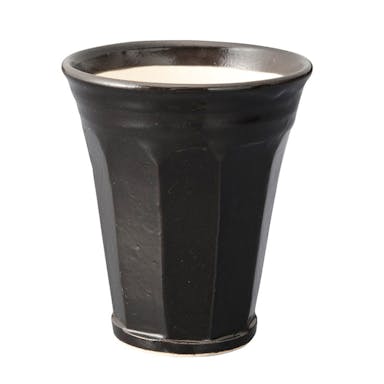 信楽焼 ビアタンブラー 280ml 泡うまBeer Cup【ビール タンブラー 陶器/ビアグラス 泡/日本製 信楽】ブラック
