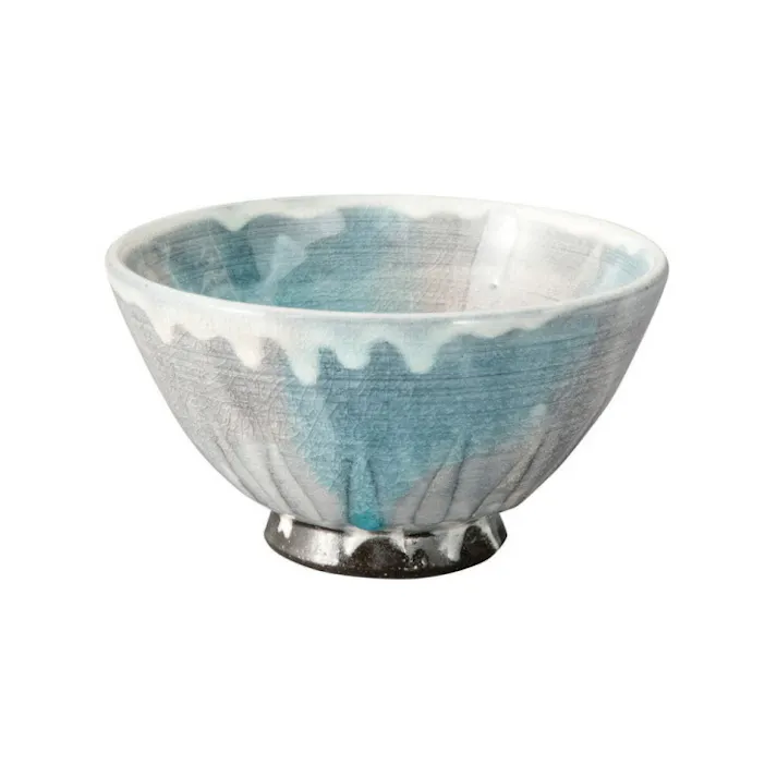 信楽焼 湖月 Kogetsu 飯碗 小 ヤマ庄陶器【和食器 茶碗 陶器 ご飯茶碗 小さめ 日本製 信楽】