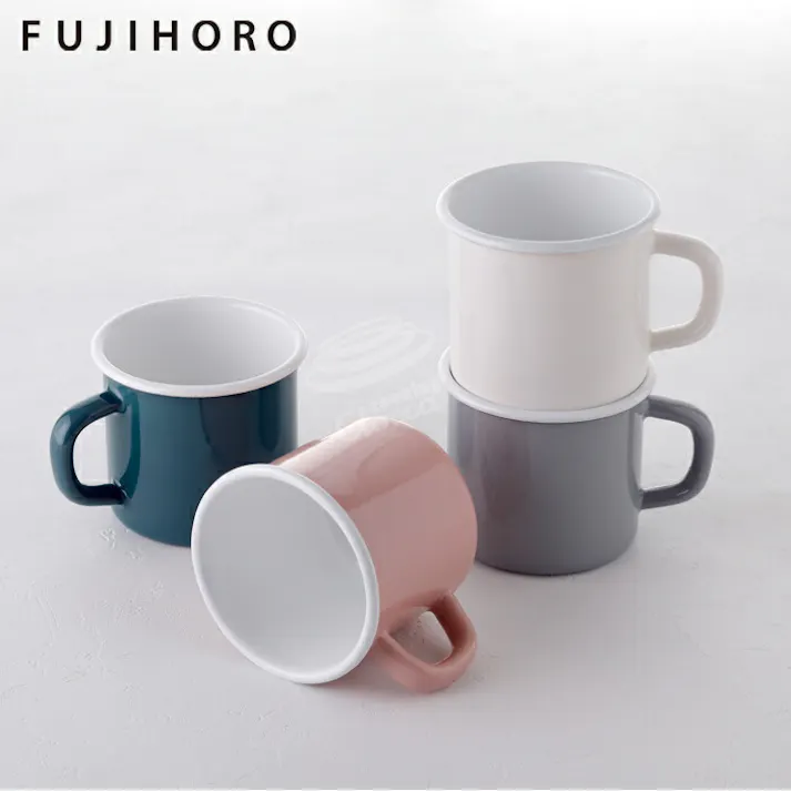 富士ホーロー コットン マグ 7cm CTN-7MG Cotton Series コットンシリーズ【ホーロー マグカップ 食器 琺瑯 ほうろう ホーロー食器】ホワイト
