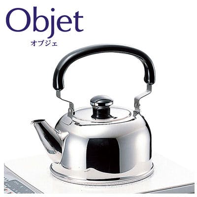 オブジェ デンチョーケトル 2L 宮崎製作所 OJ-46【IH対応/IH 100V/200V/Objet/ケトル/やかん /2リットル/キッチン用品/ステンレスケトル/日本製】 | 鍋・フライパン・やかん 通販 | ホームセンターのカインズ