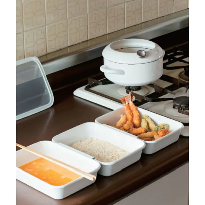 富士ホーロー よくばり天ぷら鍋 天ぷら鍋,ホーロー,琺瑯,揚げ鍋,ホーロー鍋,琺瑯鍋,揚げ物,鍋,調理器具,白,送料無料