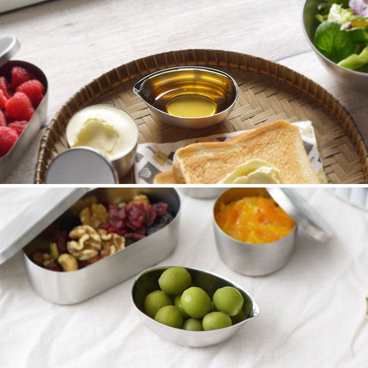 ヨシカワ and アンド ステンレスしずく型ボウル AN0204【ミニ