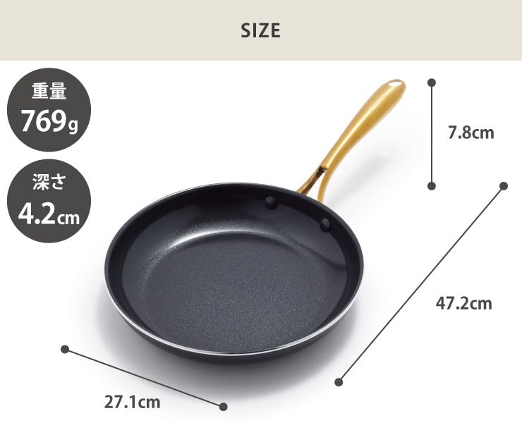 グリーンパン(Greenpan) GREENPAN フライパン 26cm グリーンパン ストゥディオ フライパン 26cm IH対応 GREENPAN