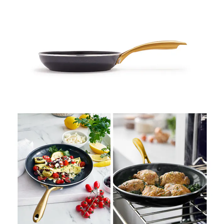 グリーンパン ストゥディオ フライパン 26cm IH対応 GREENPAN【フライパン 鍋 軽量 直火 オーブン調理 調理器具 アルミ セラミックコーティング PFOA PFASフリー フッ素不使用】