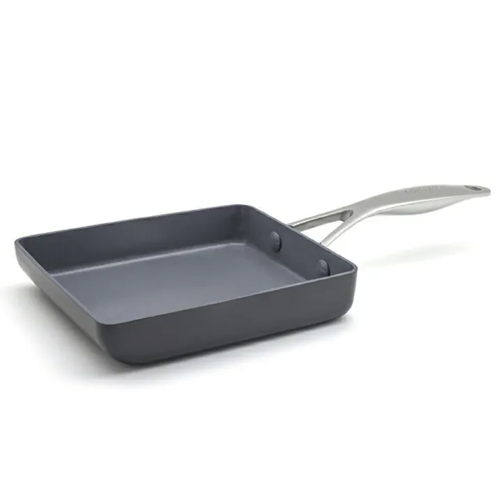 グリーンパン ヴェニス プロ エッグパン 玉子焼き器 14×18cm IH対応 GREENPAN CC000656-001【フライパン 卵焼き器 IH セラミックコーティング アルミ 調理器具 金属ヘラOK 食洗機対応 PFOA PFASフリー フッ素不使用】