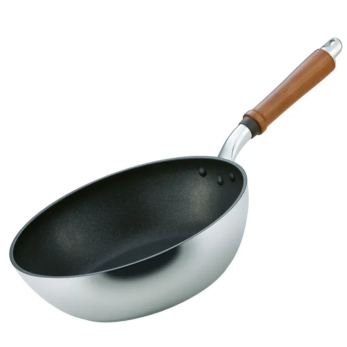 センレンキャスト 深型フライパン 26cm ガス火 北陸アルミニウム A-0248 hokua ホクア【軽量 深型 炒め鍋 アルミキャスト PFOAフリー 日本製】