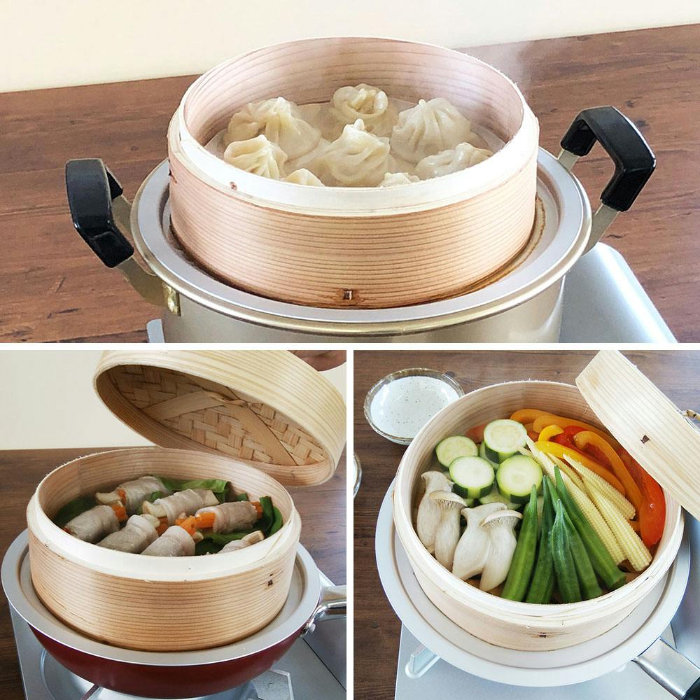 中華セイロ用 受け台 27cm アルミ 外径10～24cmのセイロ用 北陸