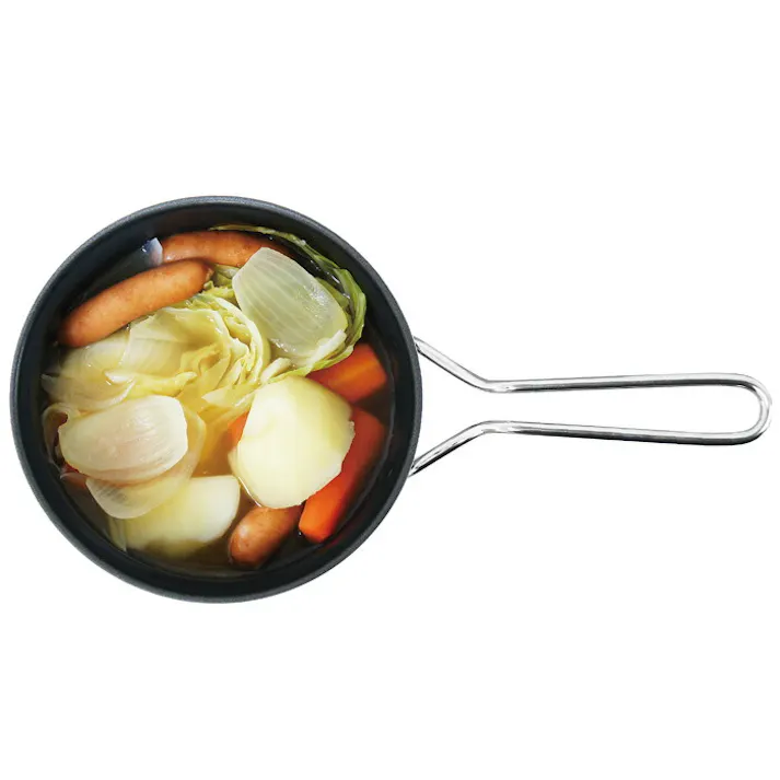 ウルシヤマ金属工業 IH Duo デュオ 片手鍋 16cm ガラス蓋付き IH対応【IH 200V アルミ ステンレス UMIC ユミック ウルシヤマ 日本製】