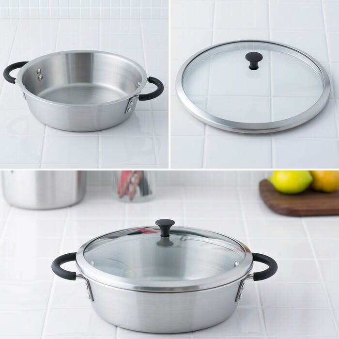 加温トレー＆ニュー卓上鍋23㎝ 加温トレー＆ニュー卓上鍋23㎝ 加温トレー&ニュー卓上鍋