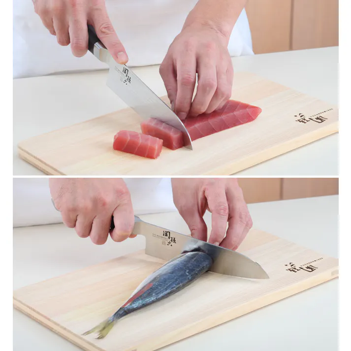 関孫六 ダマスカス 三徳包丁 165mm 貝印 kai AE5200【包丁 ステンレス 洋包丁 両刃 万能包丁 木製ハンドル 日本製】