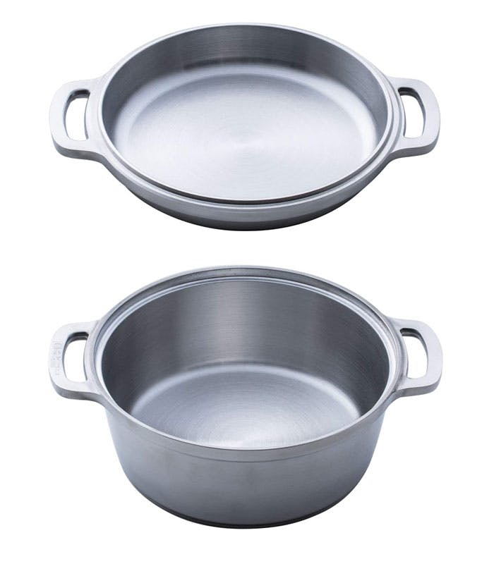 HALムスイ KING 無水鍋 18cm【無水 両手鍋 アルミ鋳物 日本製