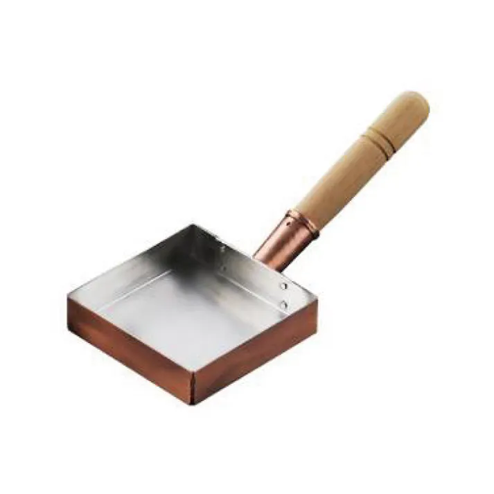 工房アイザワ 純銅玉子焼 関東型 12cm 直火専用 70080【銅 玉子焼き 卵焼き フライパン 卵焼き器 正方形 アイザワ 日本製】