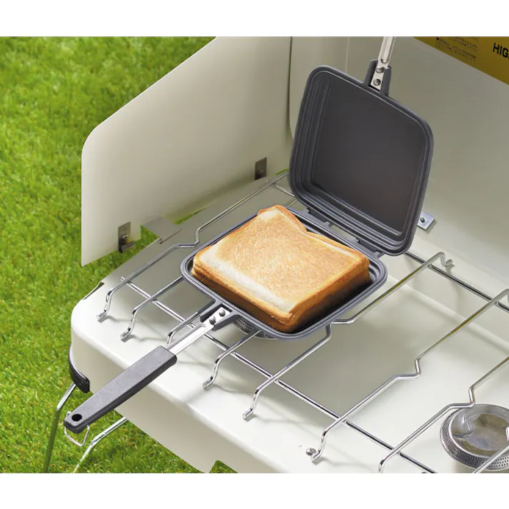 タップリィ ホットサンドメーカー ガス火専用 TP-11 タマハシ【ホットサンドクッカー 直火 耳まで ホットサンド フライパン アウトドア キャンプ】