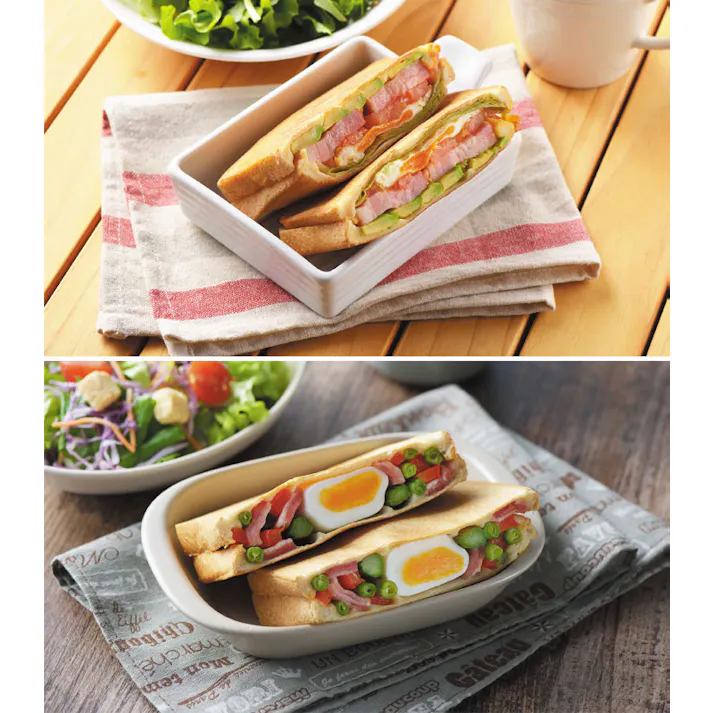 タップリィ ホットサンドメーカー ガス火専用 TP-11 タマハシ【ホットサンドクッカー 直火 耳まで ホットサンド フライパン アウトドア キャンプ】