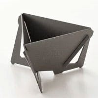 Tetra Drip テトラドリップ 1.5cup 01P【コーヒー ドリッパー アウトドア 珈琲ドリッパー 一人用 組立式 携帯 ポータブル プラスチック MUNIEQ ミュニーク】 グレー