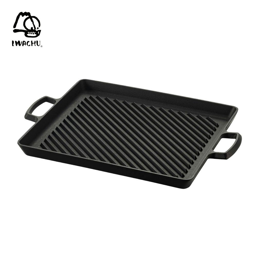 岩鋳 オイルプレートグリル ガス火用 南部鉄器【南部鉄 焼肉