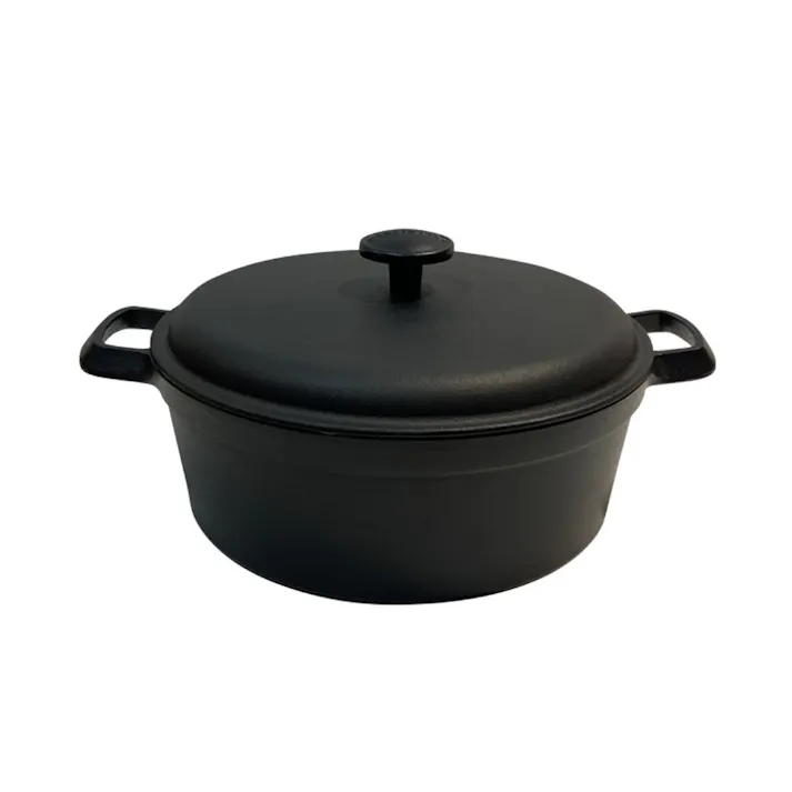 岩鋳 ファミリーシチューパン 23cm 南部鉄器 直火 IH対応【鉄鍋 両手鍋 鋳鉄 ココット鍋 キャセロール 炊飯鍋 カレー鍋 シチュー鍋 揚げ鍋 オーブン調理 日本製】