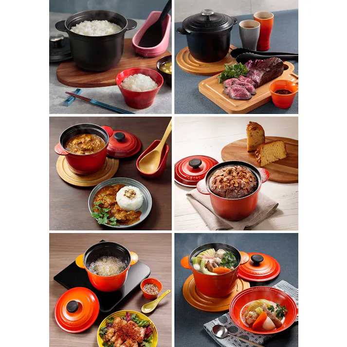 ルクルーゼ ココット・エブリィ 20 LE CREUSE COCOTTE EVERY【両手鍋 鍋 なべ 鋳物鍋 ガス火 IH対応 オーブン 揚げ物 煮物 深型】 チェリーレッド