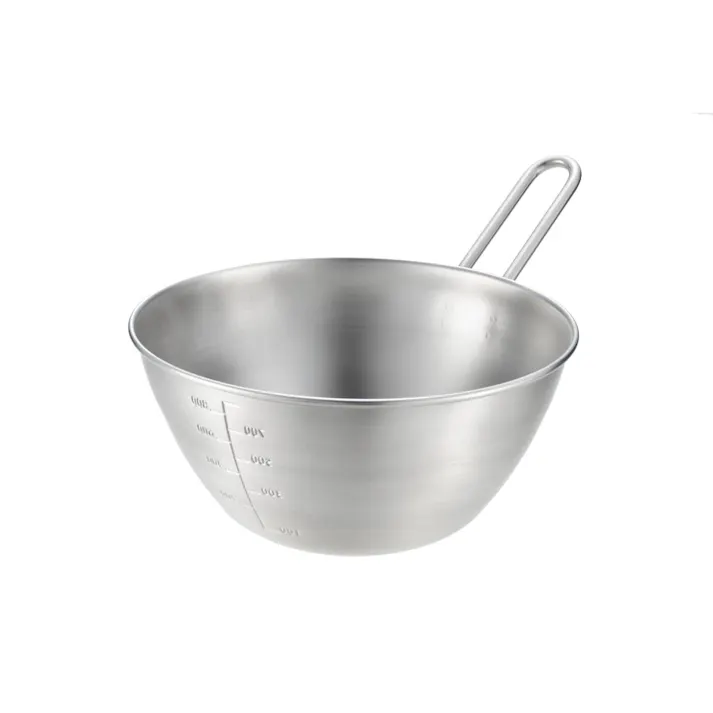 ヨシカワ and アンド ステンレス手付きボウル 16cm AN0213【ミニ ボウル 取っ手付き ステンレス 食器 調理ツール 下ごしらえ 日本製 食洗機対応】