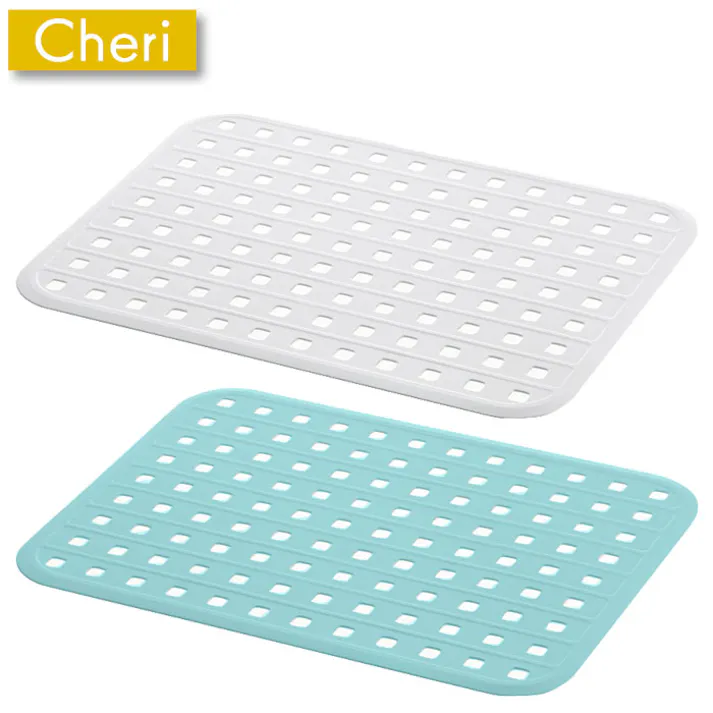 リッチェル シェリー シンクマット ミントCheri Richell 16960-5 16961-2【キズ防止 汚れ防止 調理台 保護シート】 ミントブルー