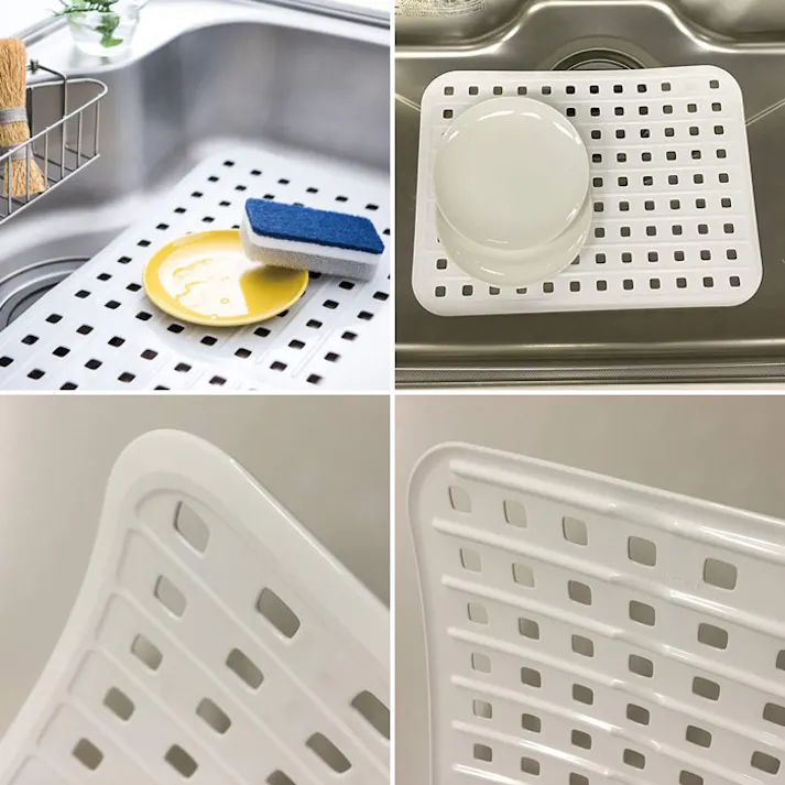 リッチェル シェリー シンクマット ミントCheri Richell 16960-5 16961-2【キズ防止 汚れ防止 調理台 保護シート】 ミントブルー